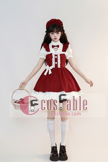 Christmas Lolita Maid Cosplay