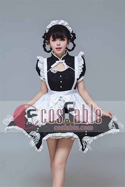 Chinese Style Qipao Lolita Maid Cosplay