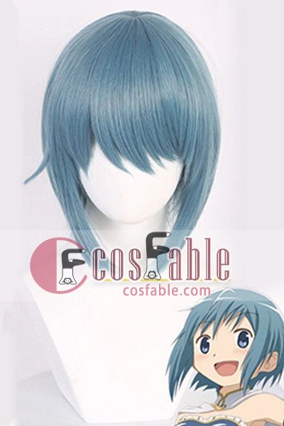 Puella Magi Madoka Magica Miki Sayaka Cosplay Wig