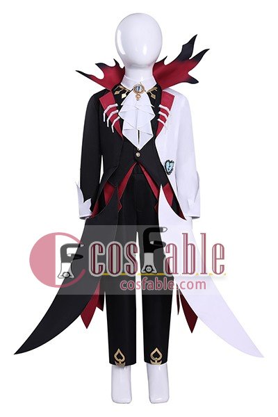 Eggy Party Teacher Leon Kids Cosplay Costume