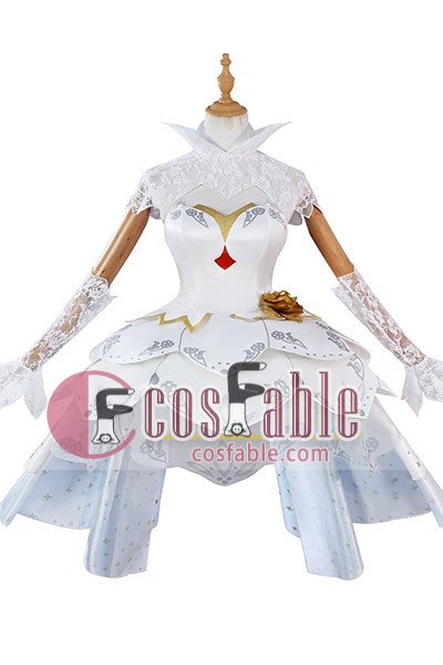 Honor of Kings Xiaoqiao Pure White Bride Cosplay Costume