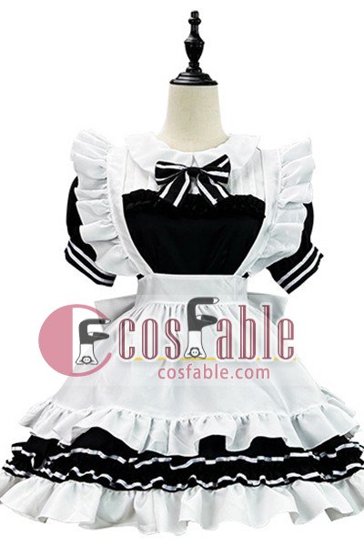 Black White Classic Maid Cosplay