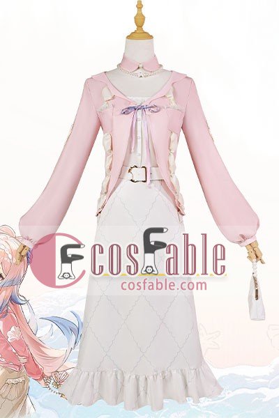 Genshin Impact Sangonomiya Kokomi Collab Casual Cosplay Costume
