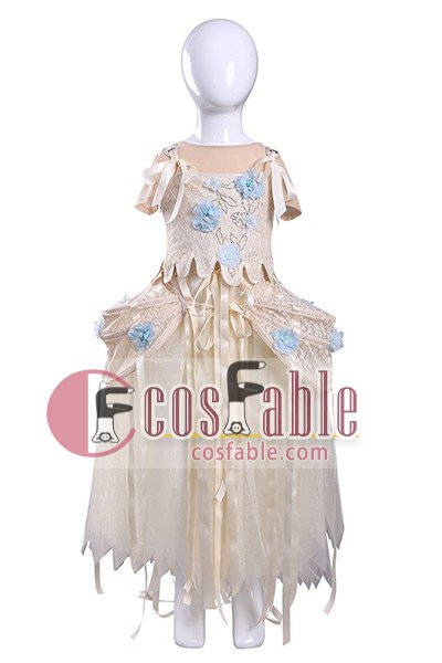 Wednesday 2 Enid Sinclair Apricot Dress Kids Cosplay Costume