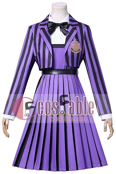 Wednesday Season 2 Enid Sinclair Purple Uniform Cosplay costume