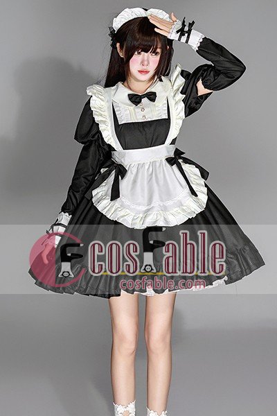 Nun Style Lolita Black Maid Cosplay