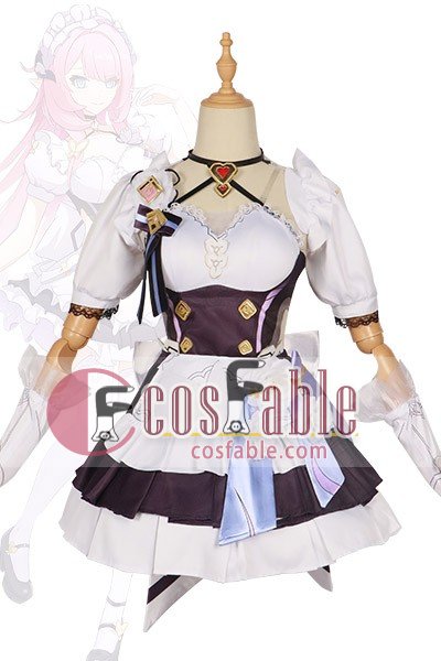 Honkai Impact 3rd Elysia Maid Cosplay Costume