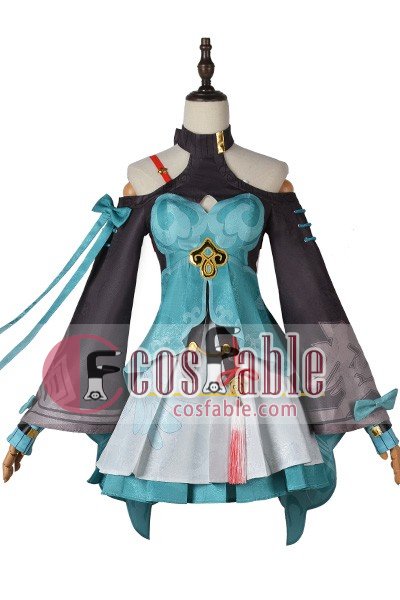 Honkai Star Rail Qingque Cosplay Costume Set