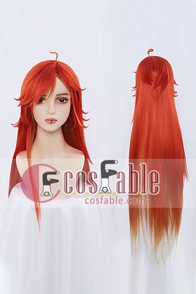 Genshin Impact Mavuika Cosplay Wig
