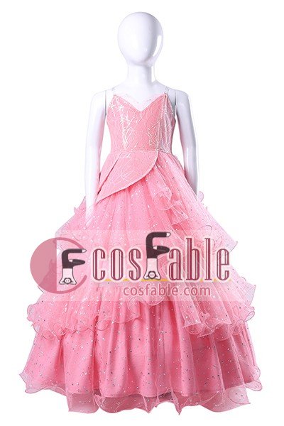 Wicked Glinda Pink Dress Kids Cosplay Costume