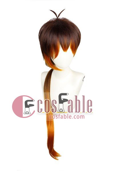 Genshin Impact Zhongli Cosplay Wig