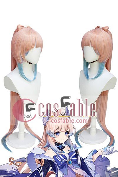 Genshin Impact Sangonomiya Kokomi Cosplay Wig