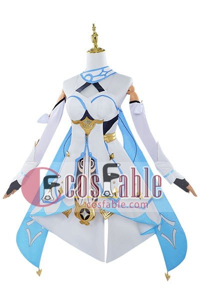 Genshin Impact Lumine Traveler Deluxe Cosplay Costume