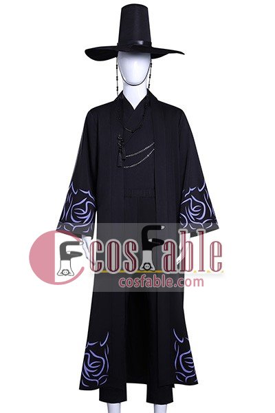 KPOP Girls Demon Hunters Saja Boys Black Cosplay Costume