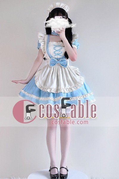 Blue Alice Japan Maid Cosplay Costume