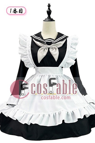 Japanese Sailor Style Maid Cosplay