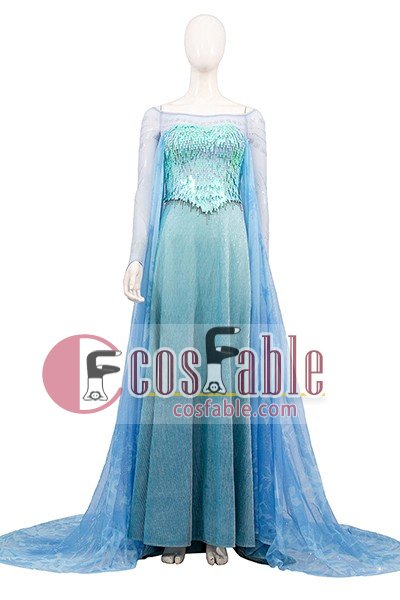 Frozen Elsa Upgraded Cosplay Costume