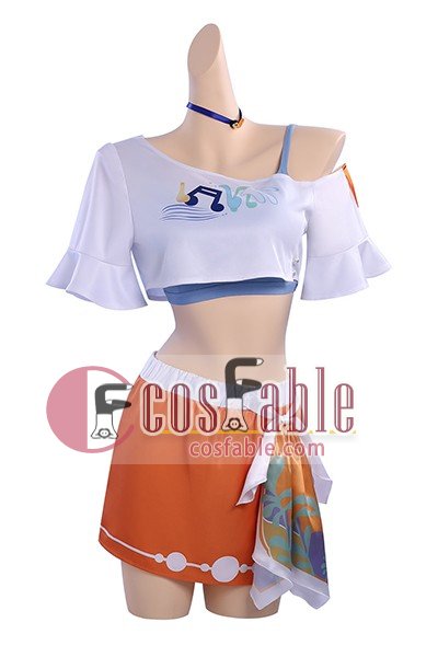 Honkai: Star Rail Robin Fanta Collaboration Cosplay Costume