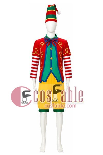 Halloween Christmas Circus Clown Costume