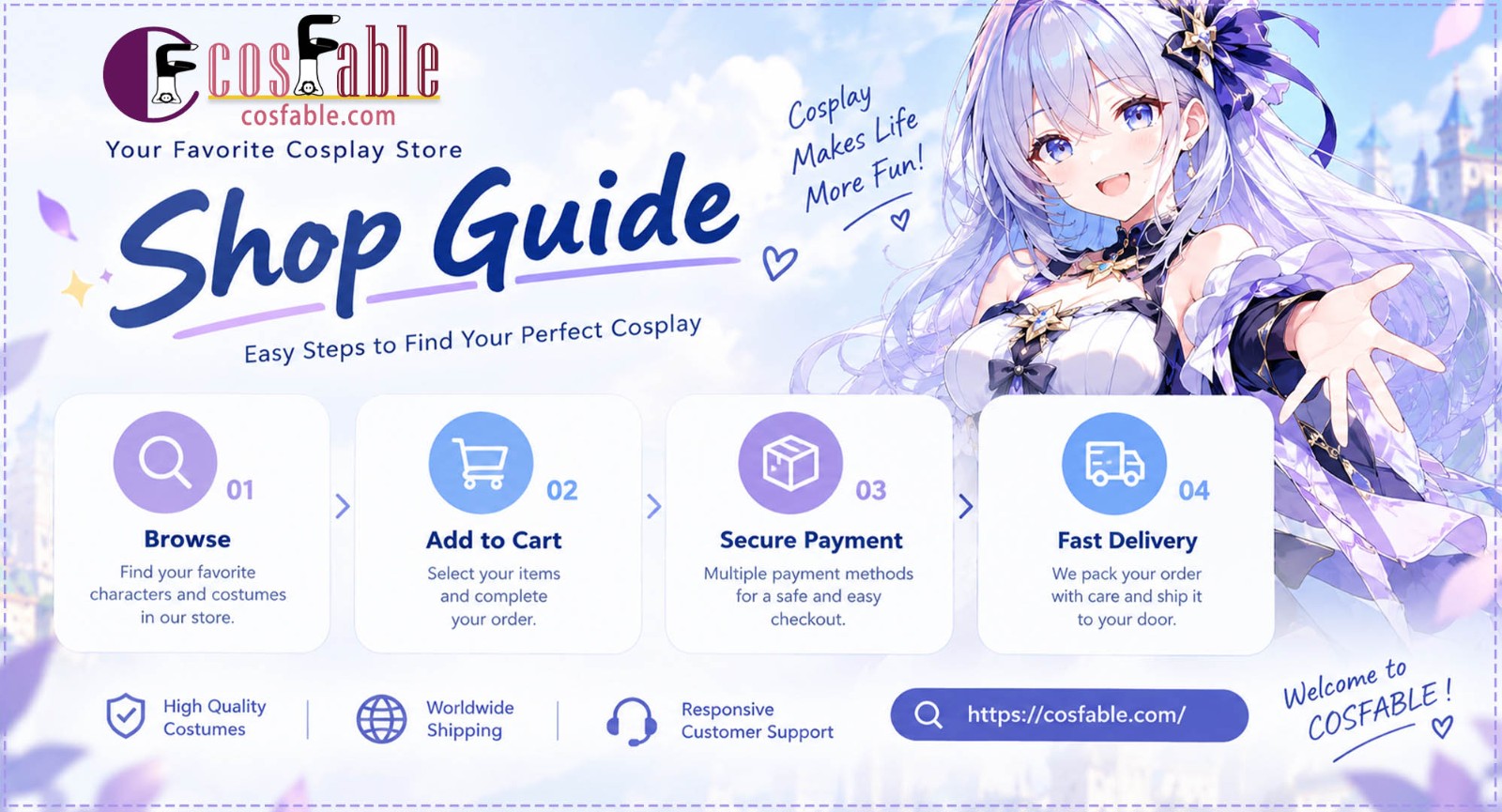 CosFable Cosplay Store Guide