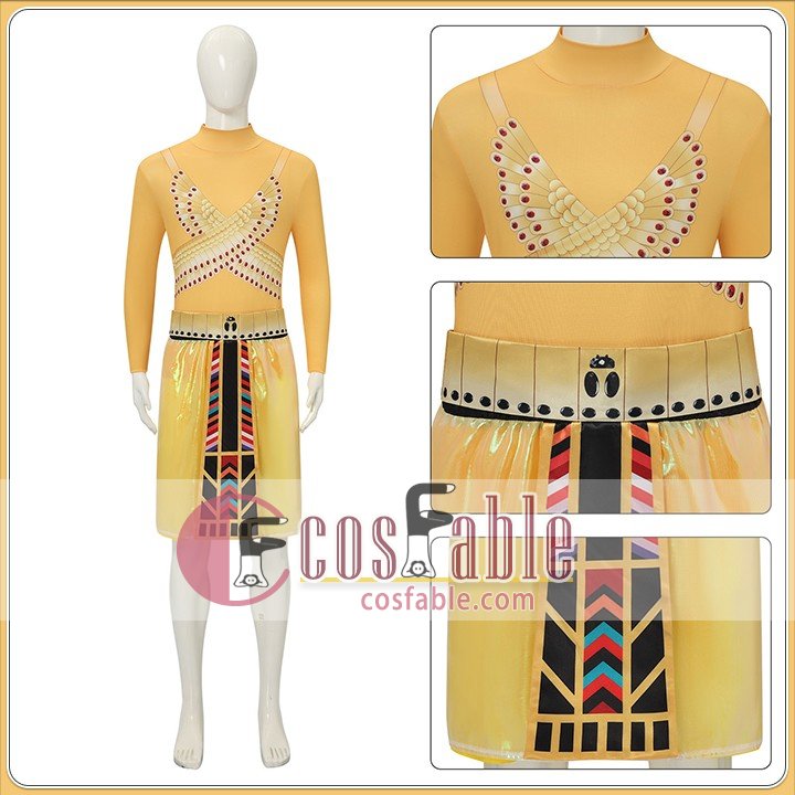 pharaoh-inspired attire