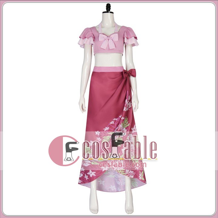 Aerith cosplay clothing